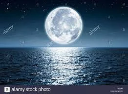 Full Moon Rise Over Ocean High Resolution Stock Photography and Images -  Alamy