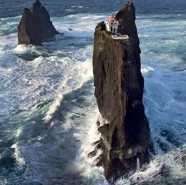 The most isolated and inaccessible in the world. Stands in middle of North Atlantic, few mile...webp
