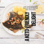 Low Carb Flounder Piccata with Shrimp and Scallops