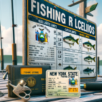 An-image-showing-a-New-York-State-fishing-license-next-to-a-signboard-displaying-fishing-regulations